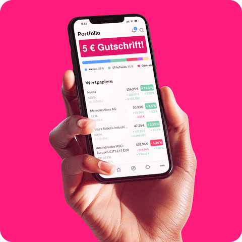 5 € Gutschrift pro Trade